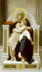 La Vierge, Jésus et Saint Jean-Baptiste